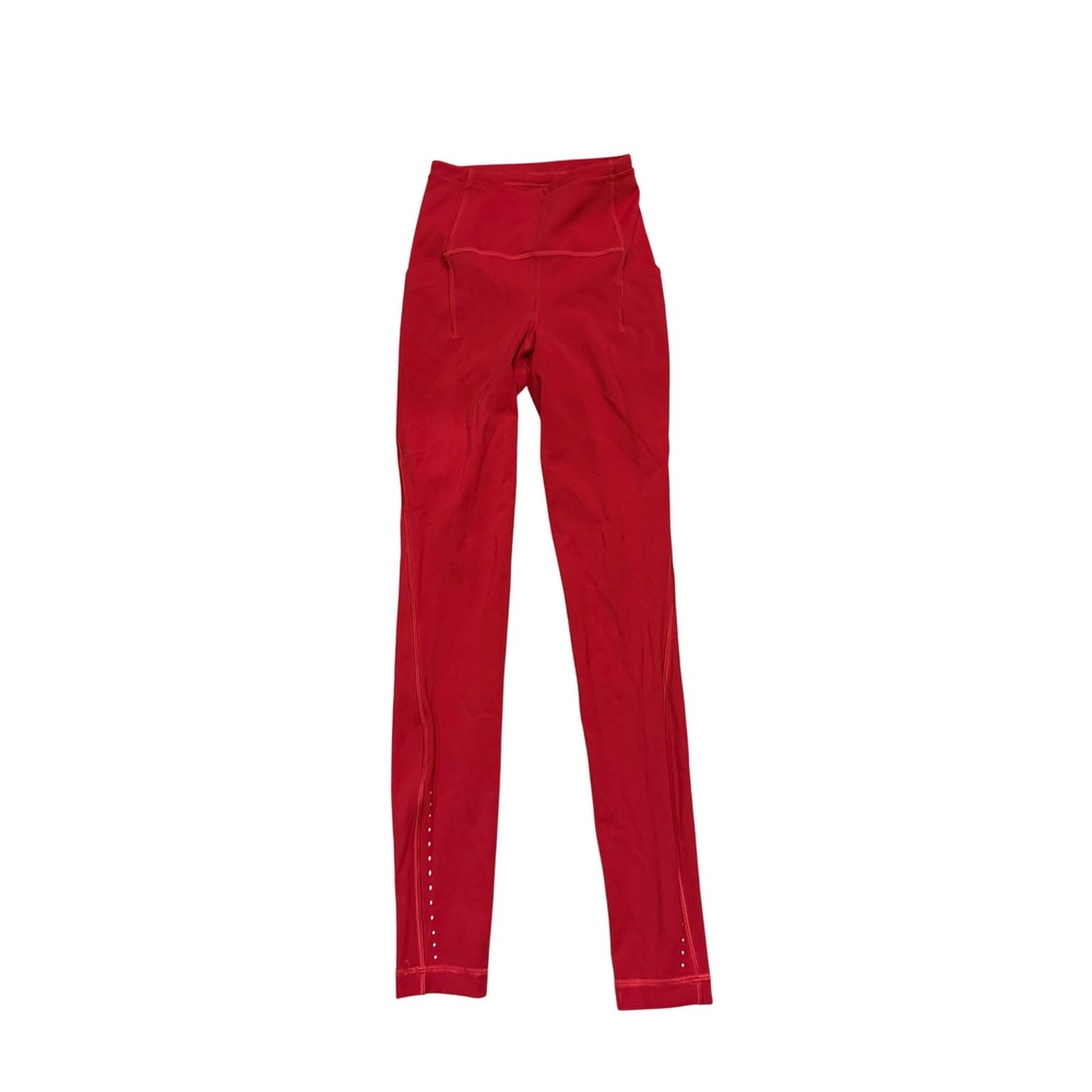 Lululemon Swift Speed High-Rise Tight 28 Red Running Leggings Size 0 LW5DKRS
